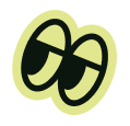 Suckers eyes sticker